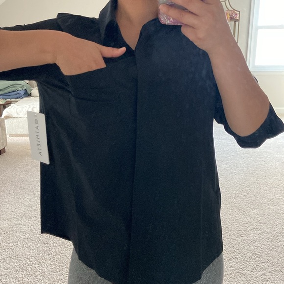 Athleta button up shirt. Fits s - Picture 11 of 12